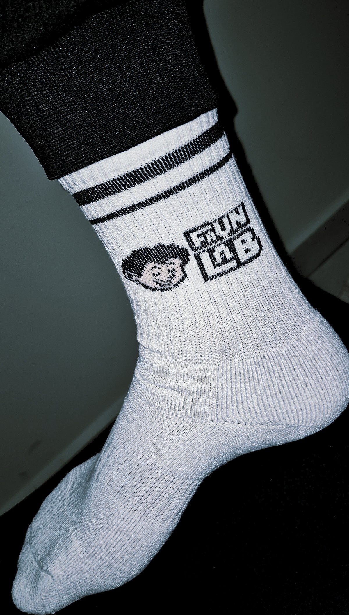 Meias listradas de cano alto Sport Faun Lab®